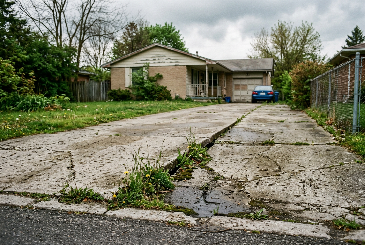 Failed concrete assessed in Wilson, NC