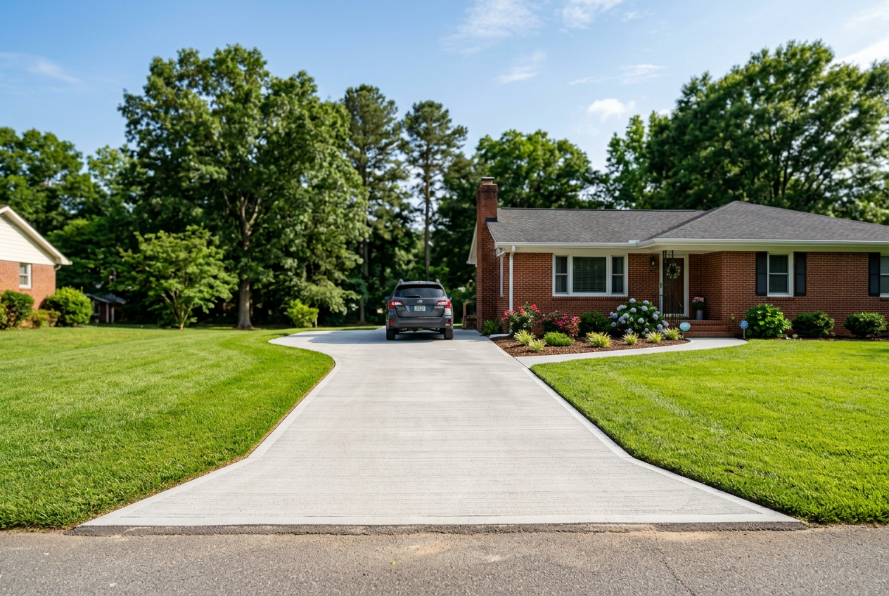 Concrete project in Garner, NC
