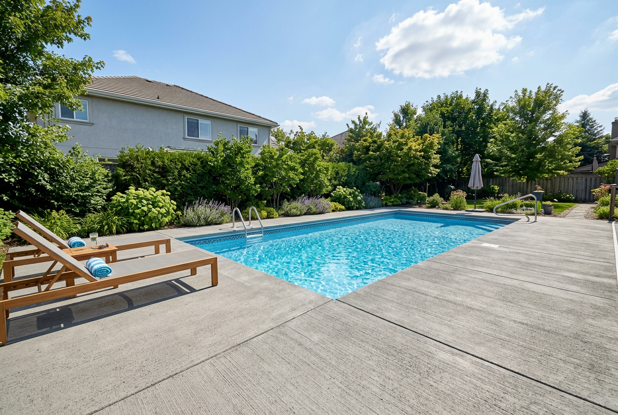Concrete Pool Decks project in Wilson, NC
