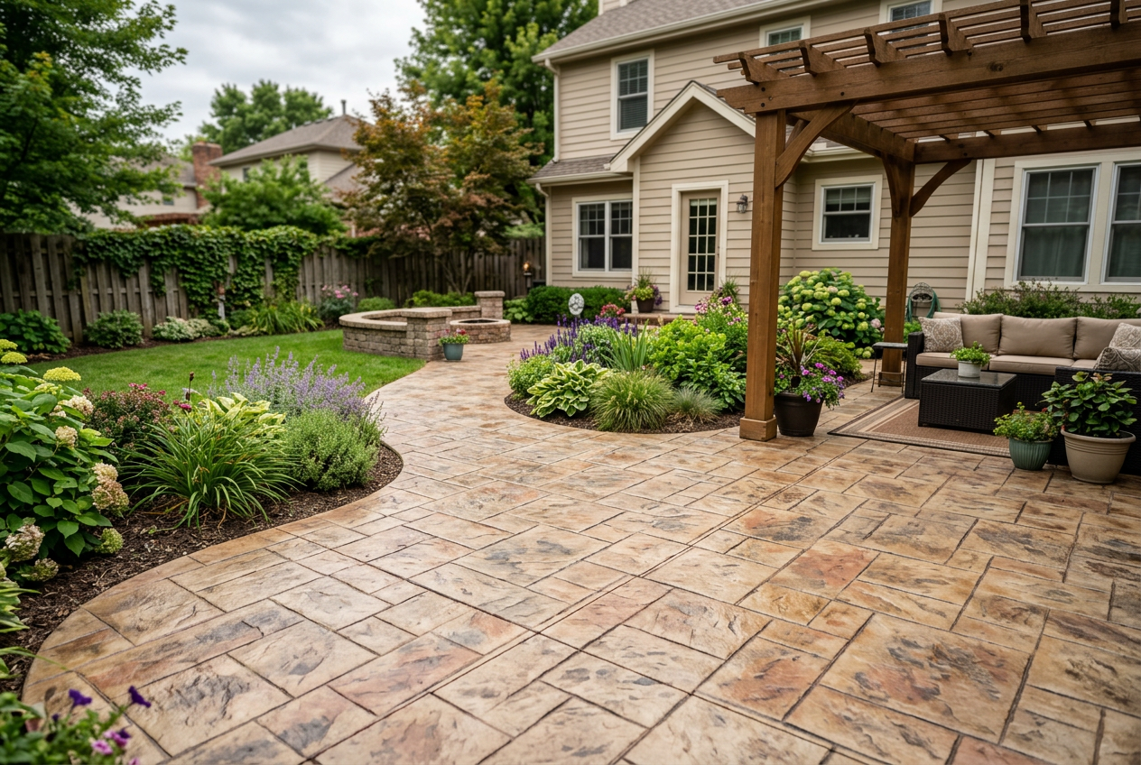 Stamped & Decorative Concrete project in Wilson, NC